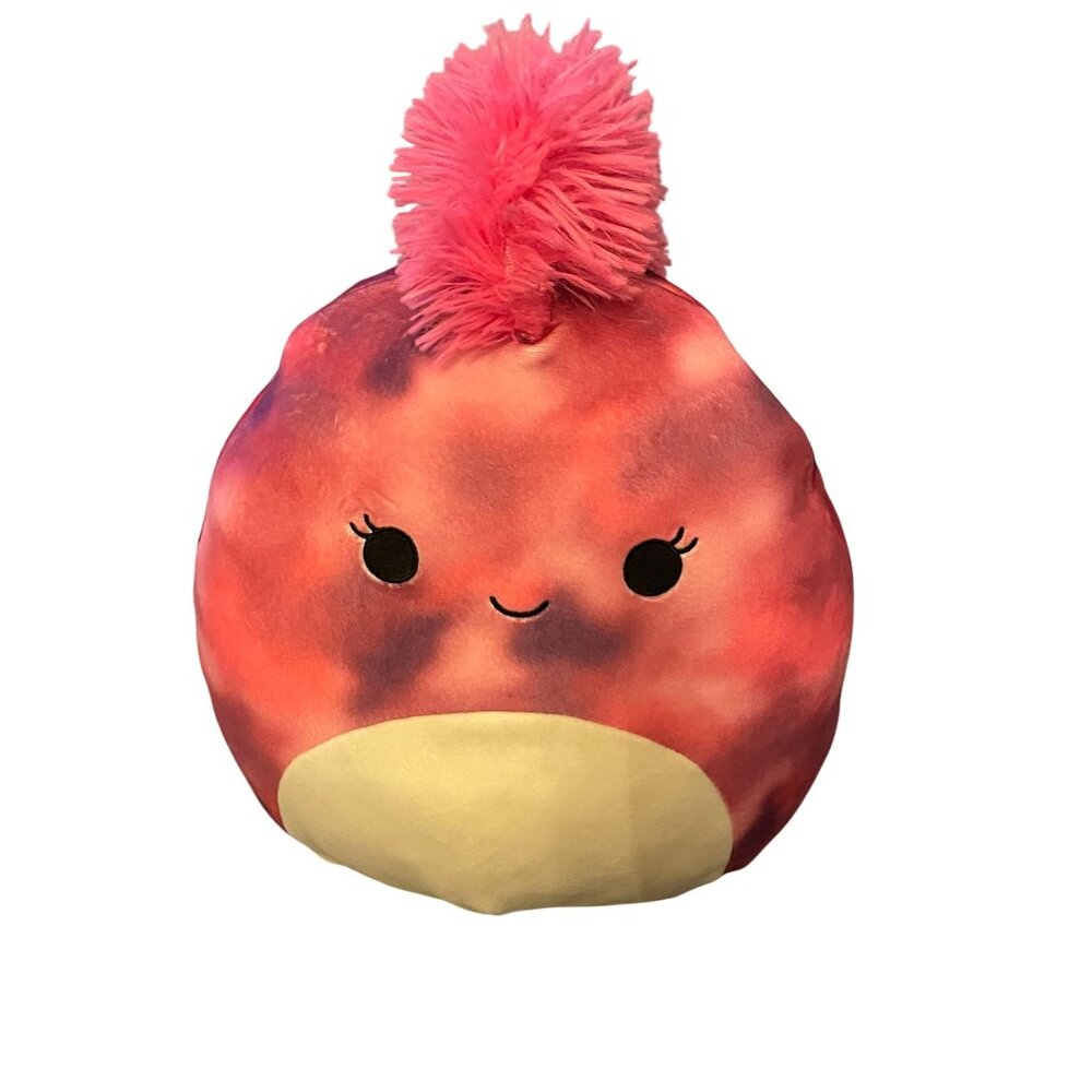 10" Lovisa the Chameleon‎ Squishmallow Squish-Doos Pink Tie Dye Mohawk Plush